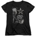 Betty Boop With The Band - Women's T-Shirt Hoodie, Sweatshirt | ZylaModa.com
