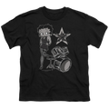 Betty Boop With The Band - Youth T-Shirt Hoodie, Sweatshirt | ZylaModa.com