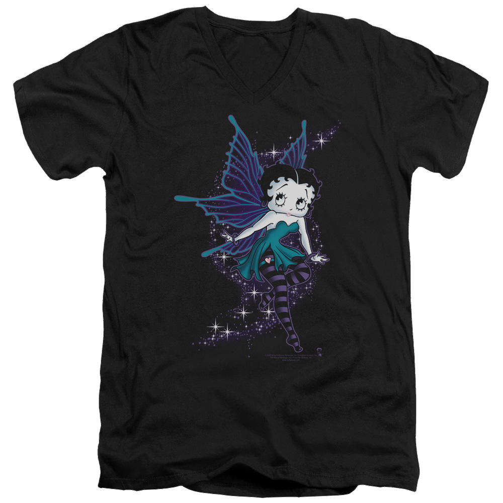 Betty Boop Sparkle Fairy - Men's V-Neck T-Shirt Hoodie, Sweatshirt | ZylaModa.com