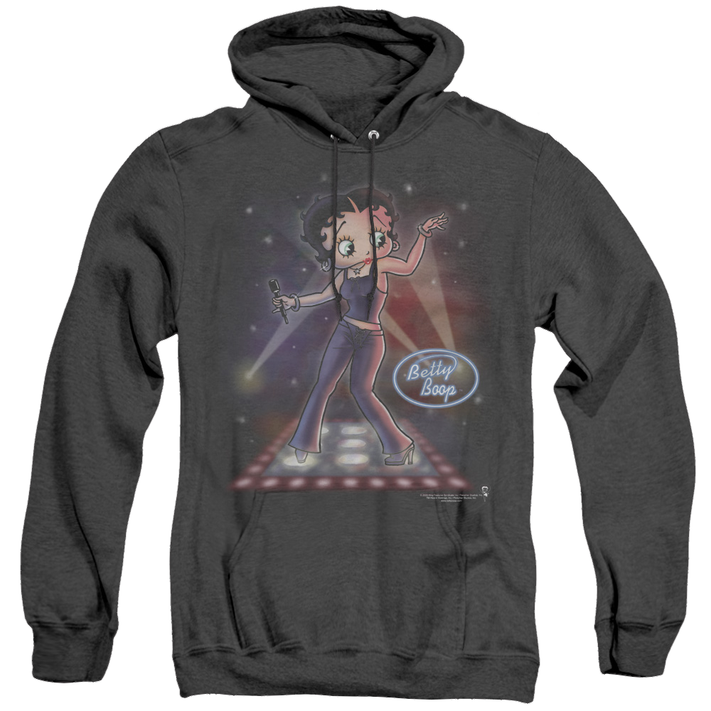 Betty Boop Pop Star - Heather Pullover Hoodie T-Shirts, Sweatshirt | ZylaModa.com
