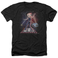 Betty Boop Pop Star - Men's Heather T-Shirt Hoodie, Sweatshirt | ZylaModa.com