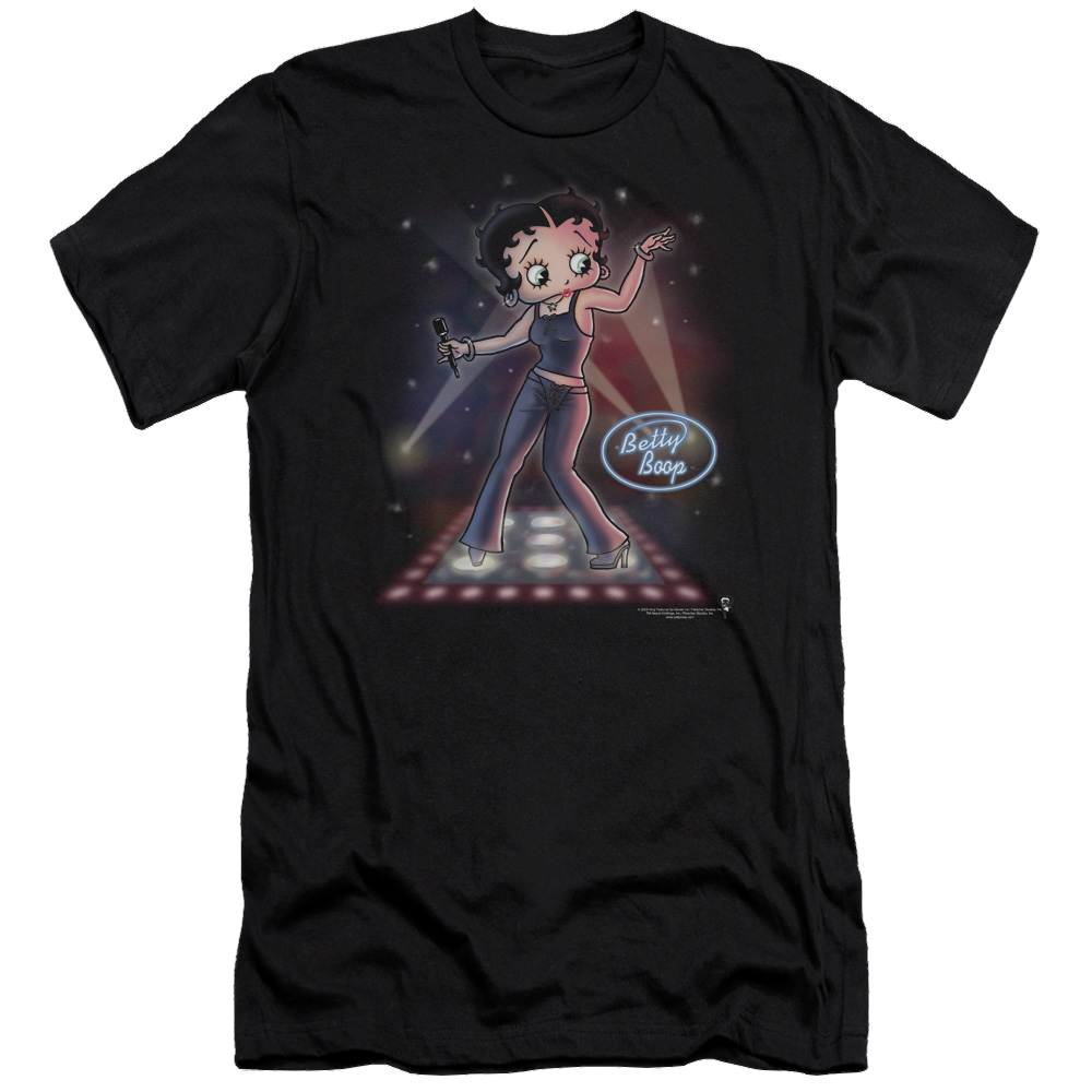 Betty Boop Pop Star - Men's Premium Slim Fit T-Shirt Hoodie, Sweatshirt | ZylaModa.com