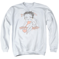 Betty Boop Classic With Pup - Men's Crewneck Sweatshirt T-Shirts, Hoodie | ZylaModa.com