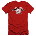 Betty Boop Vintage Cutie Pup - Men's Slim Fit T-Shirt Hoodie, Sweatshirt | ZylaModa.com
