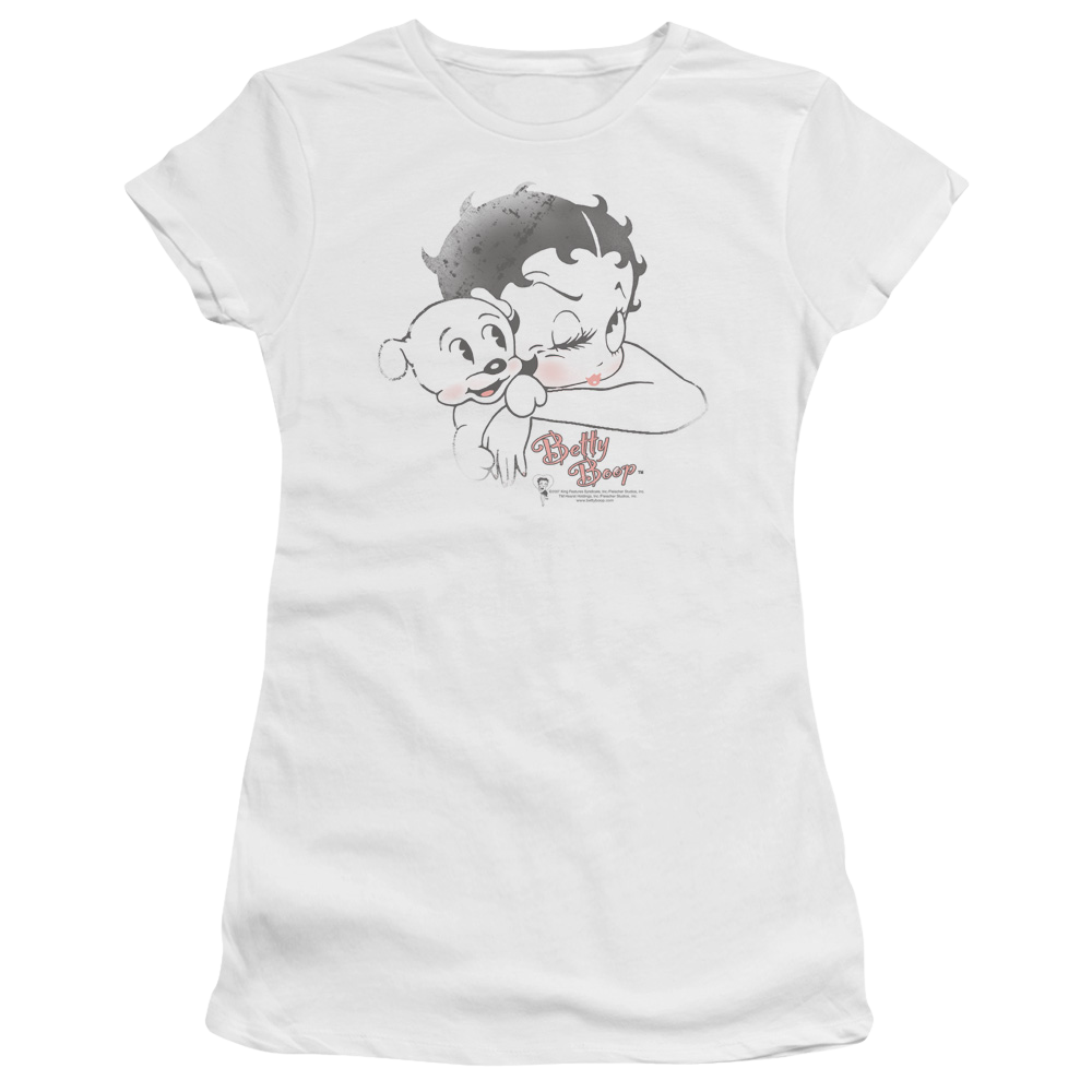 Betty Boop Vintage Wink - Juniors T-Shirt Hoodie, Sweatshirt | ZylaModa.com