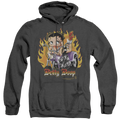 Betty Boop Biker Flames Boop - Heather Pullover Hoodie T-Shirts, Sweatshirt | ZylaModa.com