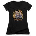 Betty Boop Biker Flames Boop - Juniors V-Neck T-Shirt Hoodie, Sweatshirt | ZylaModa.com