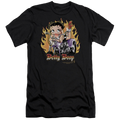 Betty Boop Biker Flames Boop - Men's Premium Slim Fit T-Shirt Hoodie, Sweatshirt | ZylaModa.com