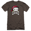 Betty Boop Pirate - Men's Premium Slim Fit T-Shirt Hoodie, Sweatshirt | ZylaModa.com