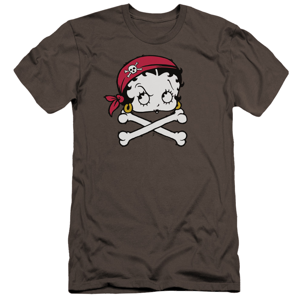 Betty Boop Pirate - Men's Premium Slim Fit T-Shirt Hoodie, Sweatshirt | ZylaModa.com