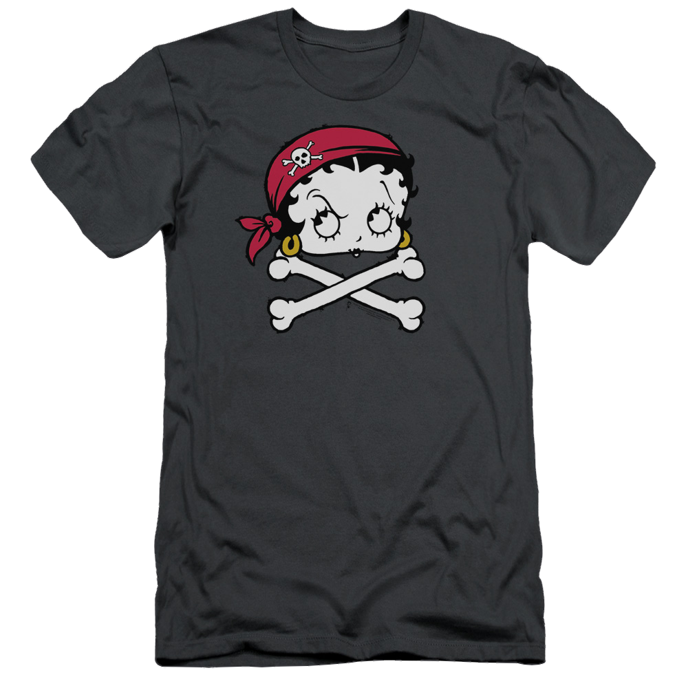 Betty Boop Pirate - Men's Slim Fit T-Shirt Hoodie, Sweatshirt | ZylaModa.com
