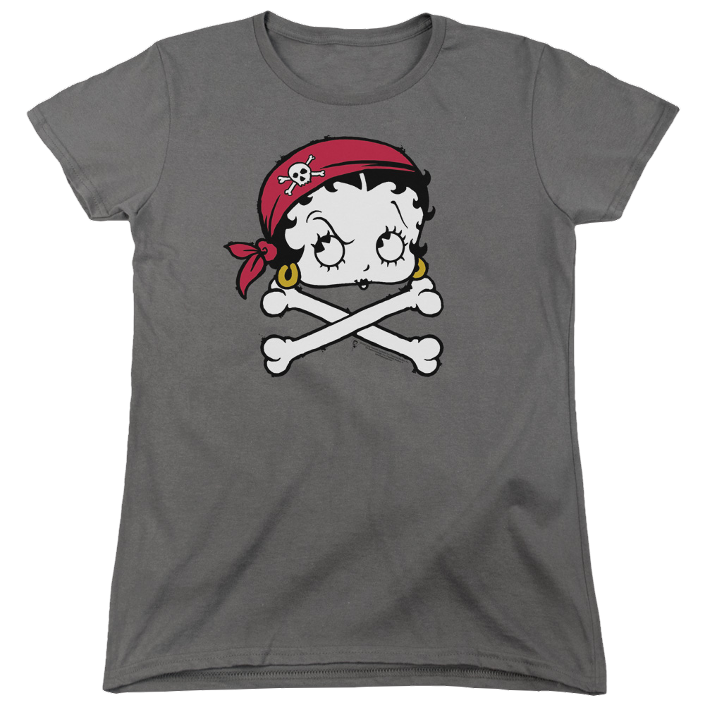 Betty Boop Pirate - Women's T-Shirt Hoodie, Sweatshirt | ZylaModa.com