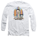 Betty Boop Surfers - Men's Long Sleeve T-Shirt Hoodie, Sweatshirt | ZylaModa.com