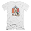 Betty Boop Surfers - Men's Premium Slim Fit T-Shirt Hoodie, Sweatshirt | ZylaModa.com