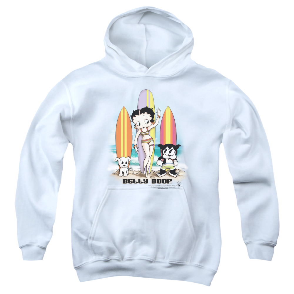 Betty Boop Surfers - Youth Hoodie T-Shirts, Sweatshirt | ZylaModa.com