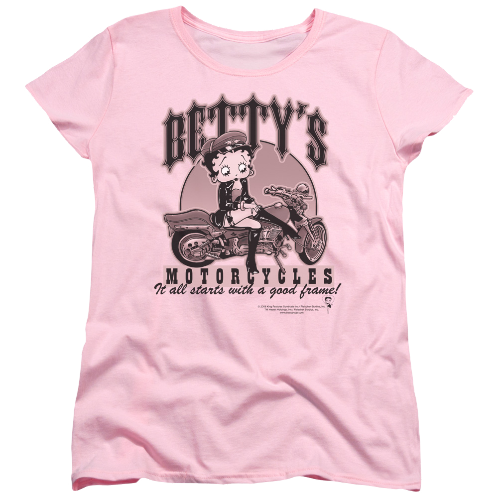 Betty Boop Bettys Motorcycles - Women's T-Shirt Style001 Hoodie, Sweatshirt | ZylaModa.com