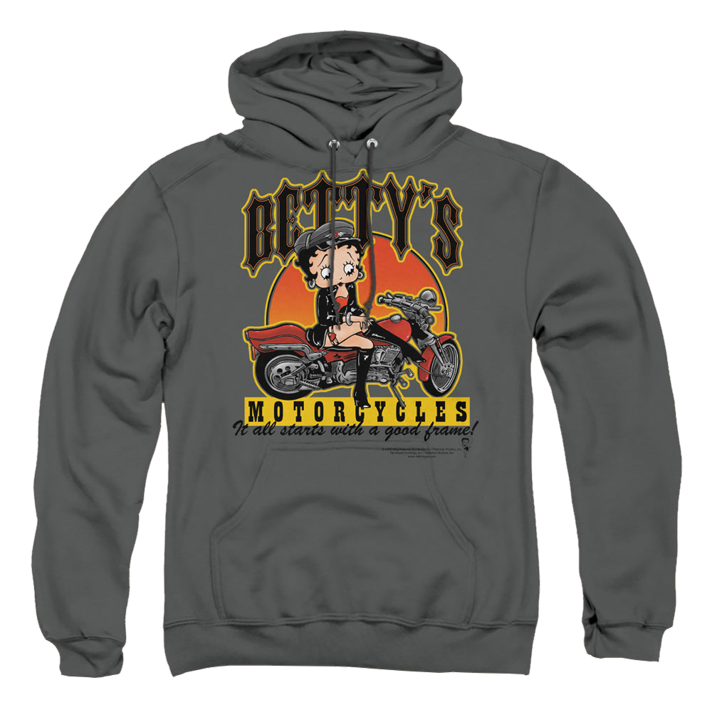 Betty Boop Bettys Motorcycles - Pullover Hoodie Style001 T-Shirts, Sweatshirt | ZylaModa.com