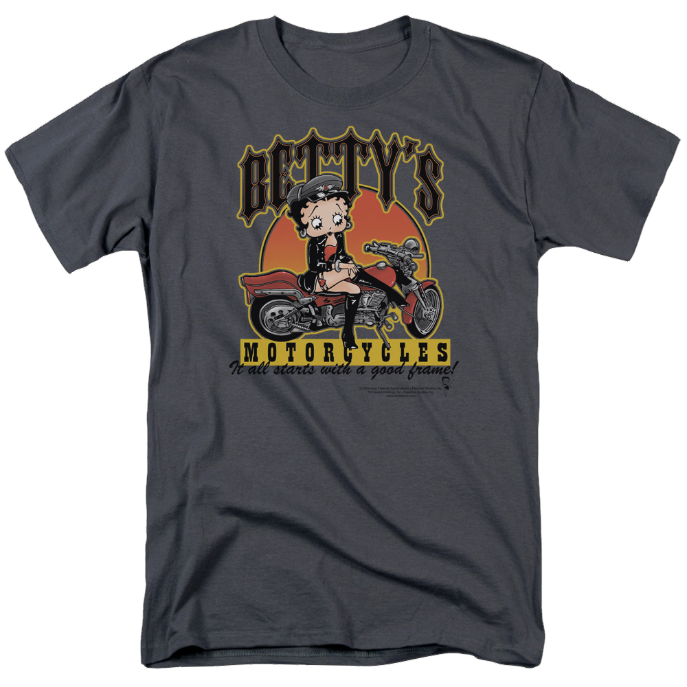Betty Boop Bettys Motorcycles - Men's Regular Fit T-Shirt Style001 Hoodie, Sweatshirt | ZylaModa.com