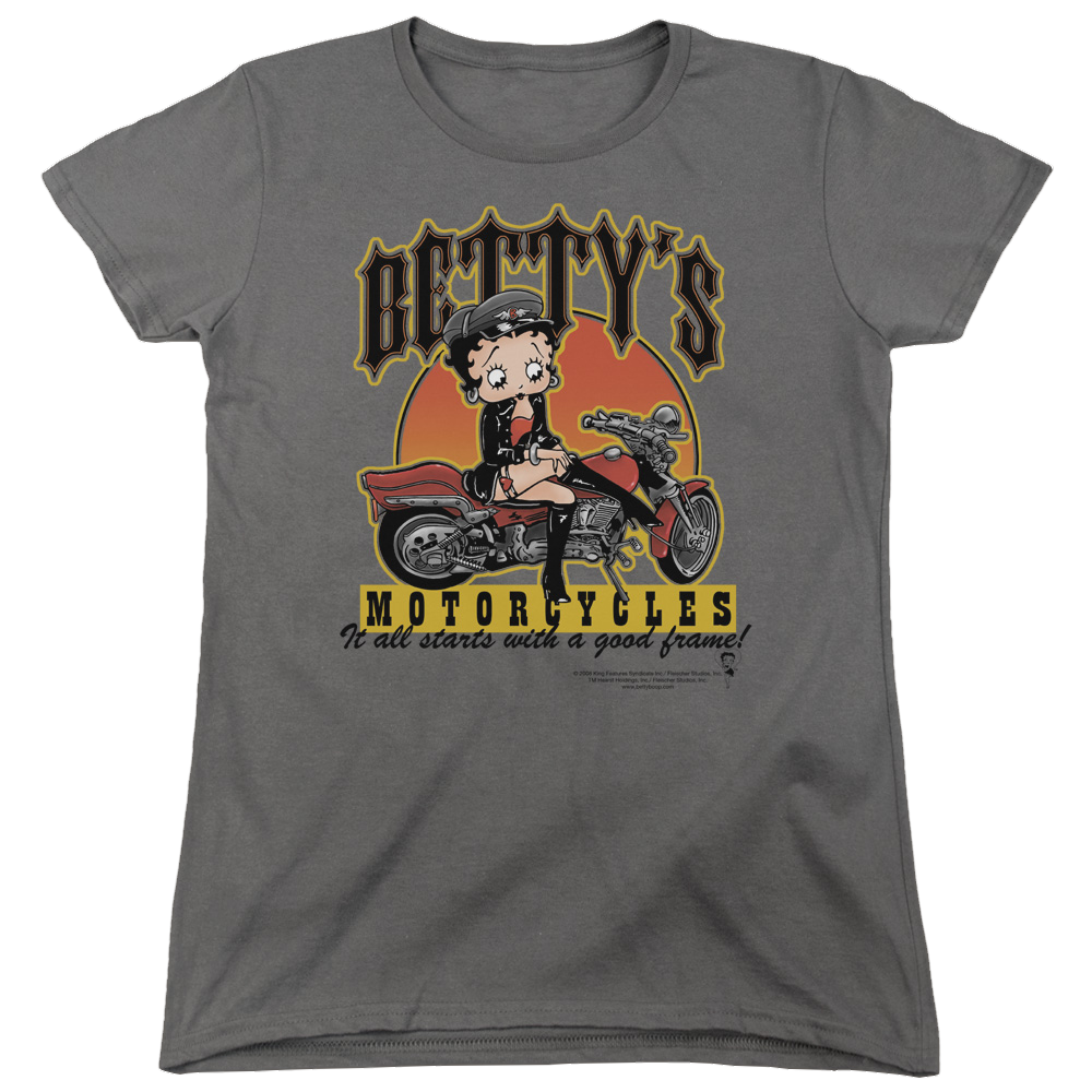 Betty Boop Bettys Motorcycles - Women's T-Shirt Hoodie, Sweatshirt | ZylaModa.com