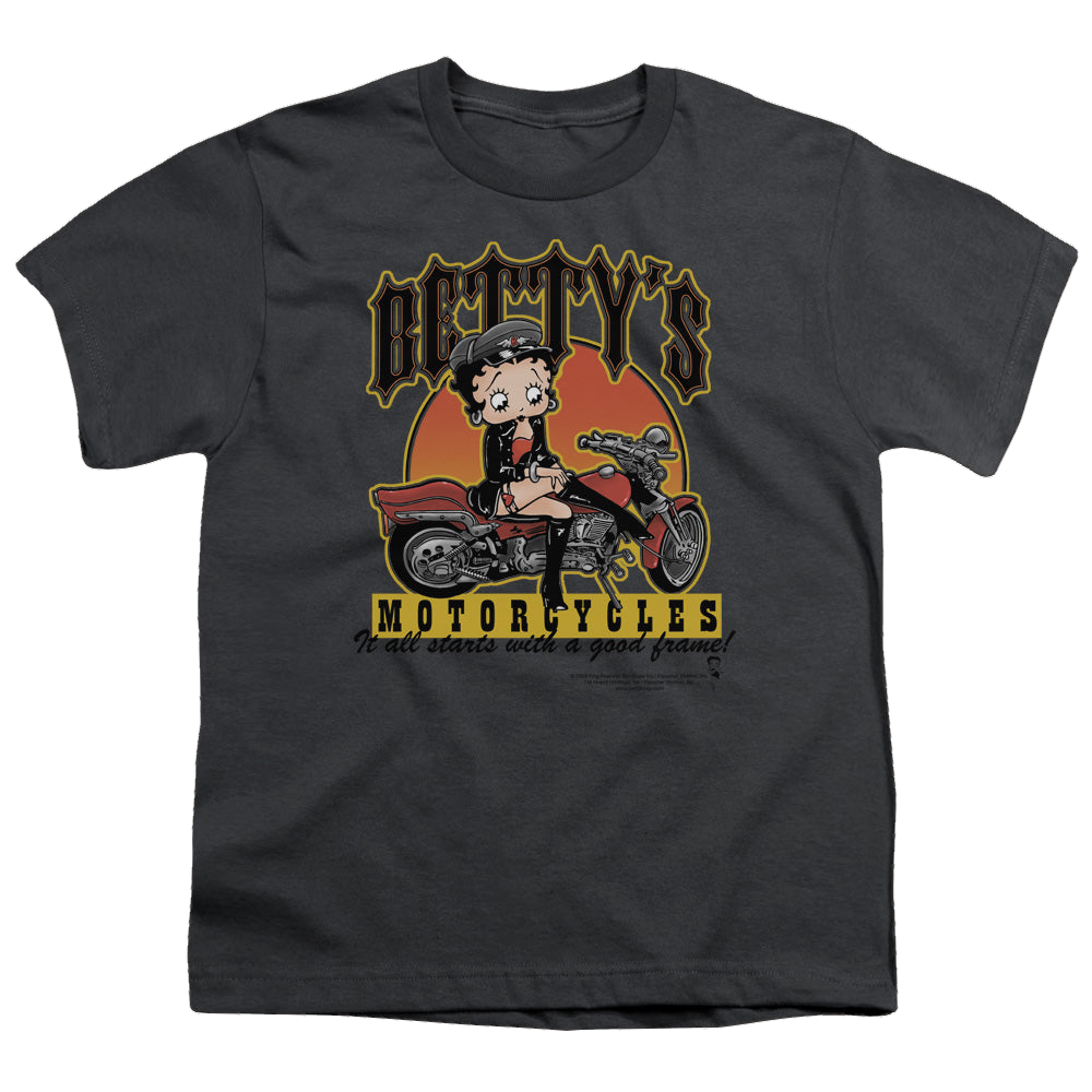 Betty Boop Bettys Motorcycles - Youth T-Shirt Style001 Hoodie, Sweatshirt | ZylaModa.com