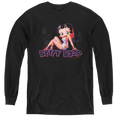 Betty Boop Glowing - Youth Long Sleeve T-Shirt Hoodie, Sweatshirt | ZylaModa.com