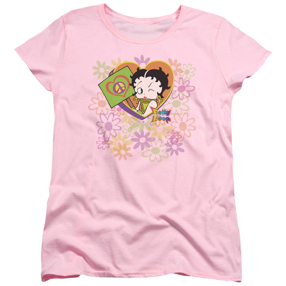 Betty Boop Peace Love And Boop - Women's T-Shirt Hoodie, Sweatshirt | ZylaModa.com