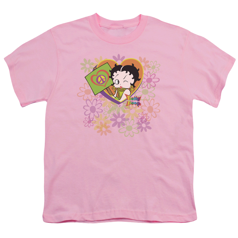 Betty Boop Peace Love And Boop - Youth T-Shirt Hoodie, Sweatshirt | ZylaModa.com