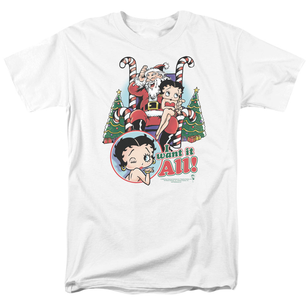 Betty Boop I Want It All - Men's Regular Fit T-Shirt Hoodie, Sweatshirt | ZylaModa.com
