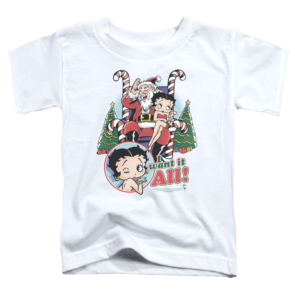Betty Boop I Want It All - Toddler T-Shirt Hoodie, Sweatshirt | ZylaModa.com
