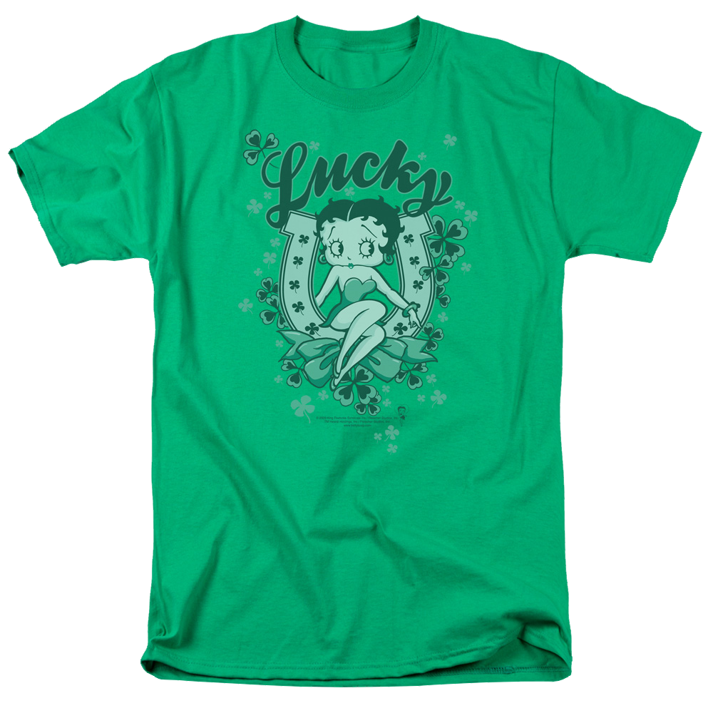 Betty Boop Lucky Boop - Men's Regular Fit T-Shirt Hoodie, Sweatshirt | ZylaModa.com