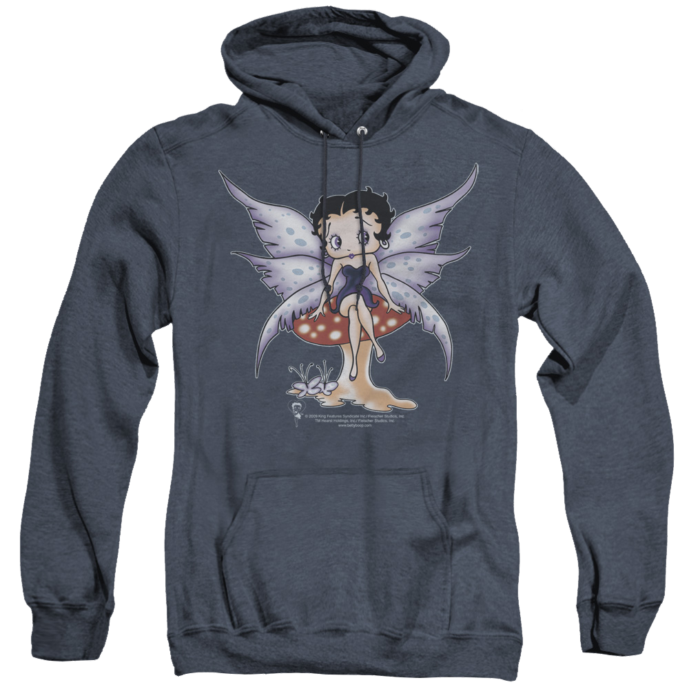 Betty Boop Mushroom Fairy - Heather Pullover Hoodie T-Shirts, Sweatshirt | ZylaModa.com