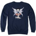 Betty Boop Mushroom Fairy - Men's Crewneck Sweatshirt T-Shirts, Hoodie | ZylaModa.com