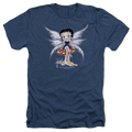 Betty Boop Mushroom Fairy - Men's Heather T-Shirt Hoodie, Sweatshirt | ZylaModa.com