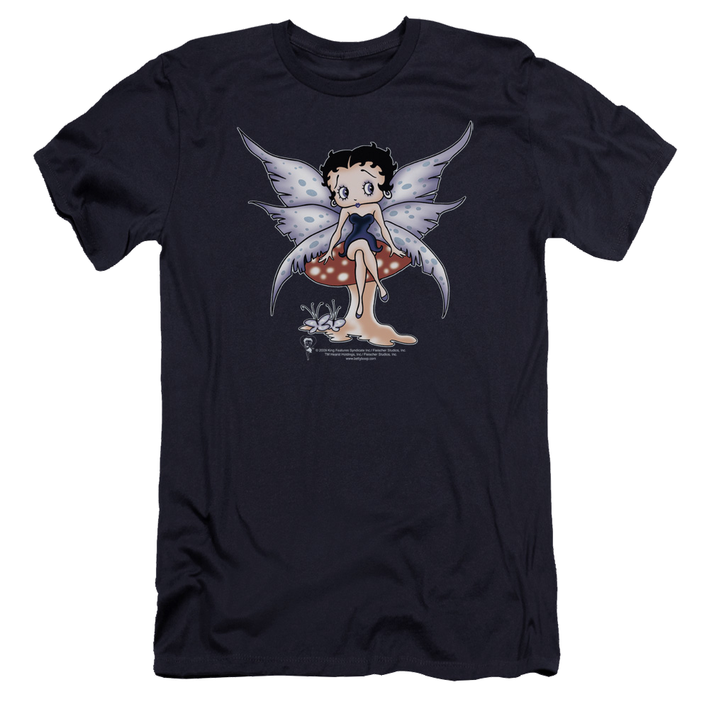 Betty Boop Mushroom Fairy - Men's Premium Slim Fit T-Shirt Hoodie, Sweatshirt | ZylaModa.com