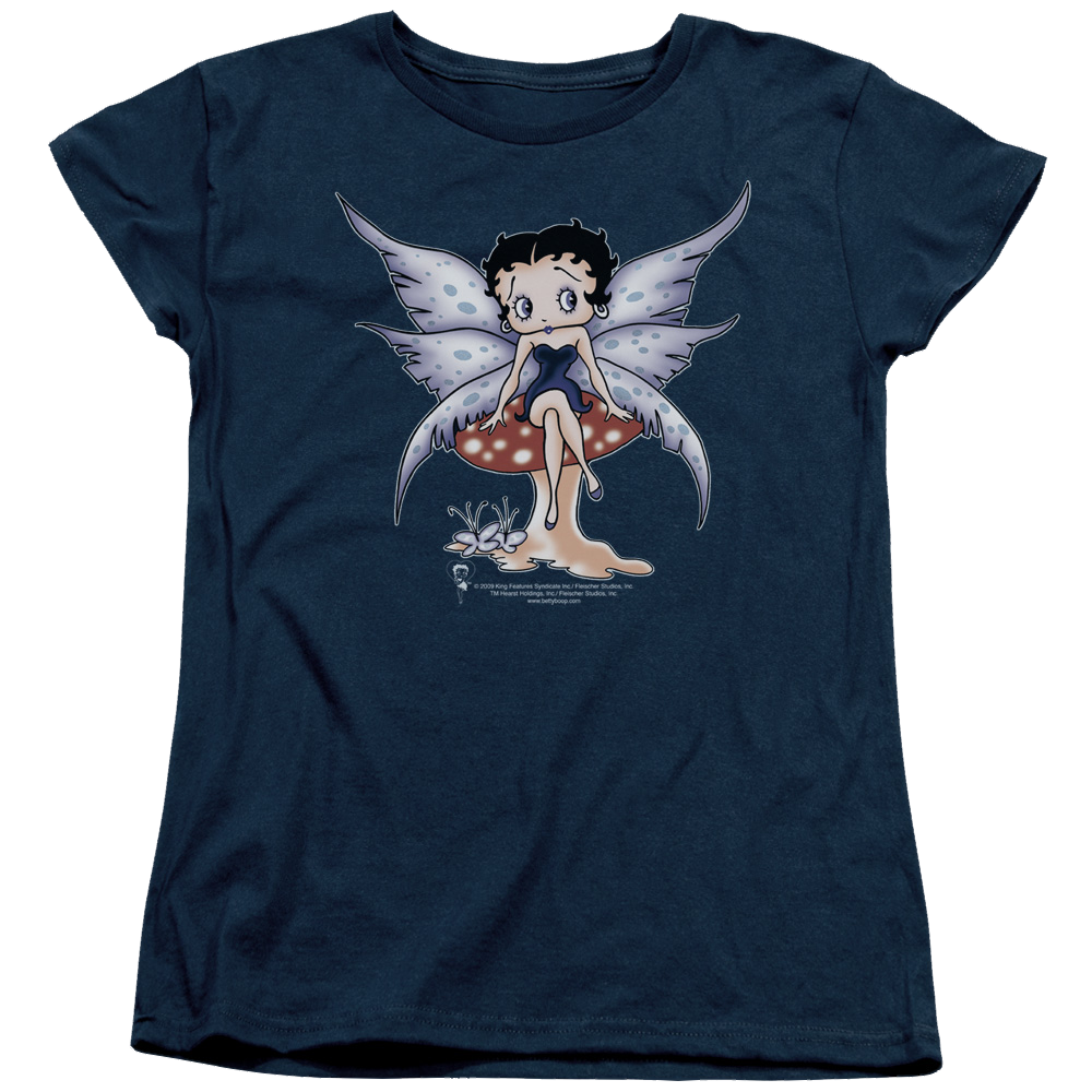 Betty Boop Mushroom Fairy - Women's T-Shirt Hoodie, Sweatshirt | ZylaModa.com