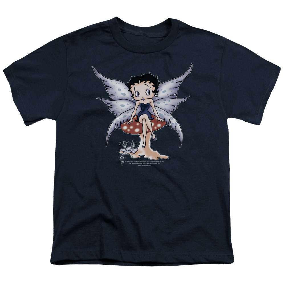 Betty Boop Mushroom Fairy - Youth T-Shirt Hoodie, Sweatshirt | ZylaModa.com