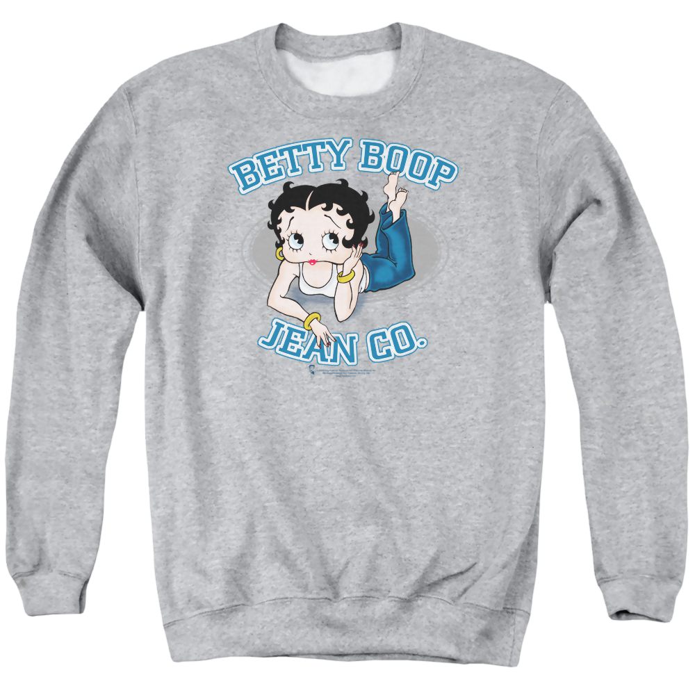 Betty Boop Jean Co - Men's Crewneck Sweatshirt T-Shirts, Hoodie | ZylaModa.com