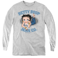 Betty Boop Jean Co - Youth Long Sleeve T-Shirt Hoodie, Sweatshirt | ZylaModa.com