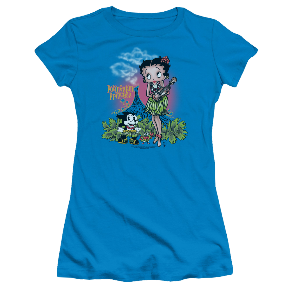 Betty Boop Polynesian Princess - Juniors T-Shirt Hoodie, Sweatshirt | ZylaModa.com