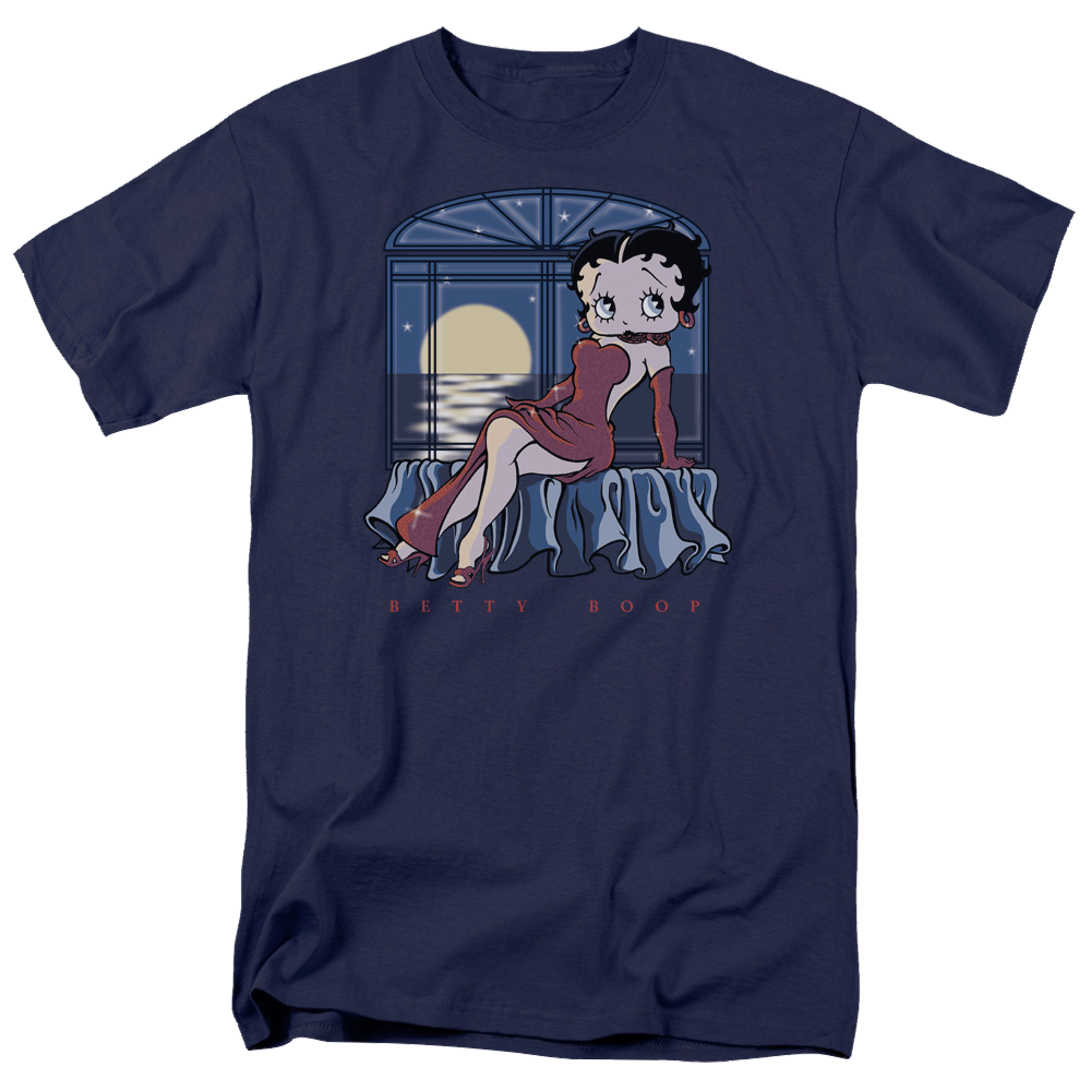 Betty Boop Moonlight - Men's Regular Fit T-Shirt Hoodie, Sweatshirt | ZylaModa.com