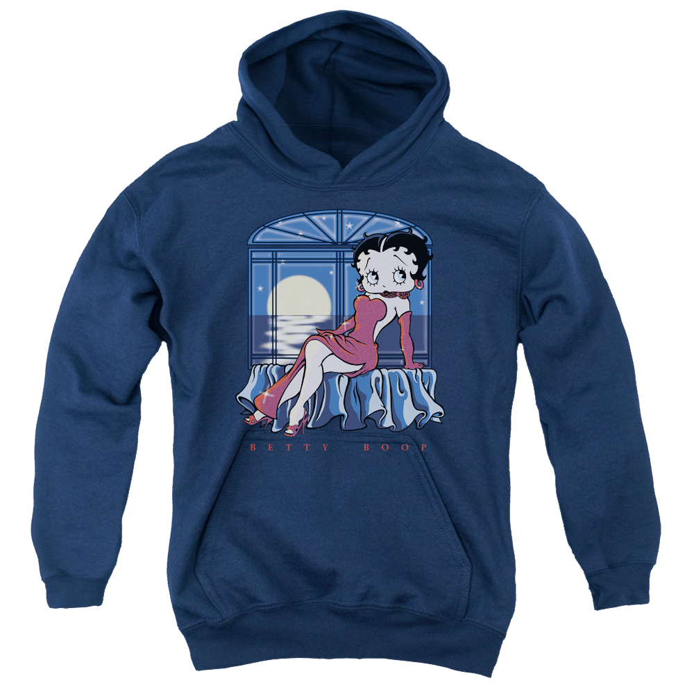 Betty Boop Moonlight - Youth Hoodie T-Shirts, Sweatshirt | ZylaModa.com
