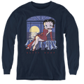 Betty Boop Moonlight - Youth Long Sleeve T-Shirt Hoodie, Sweatshirt | ZylaModa.com