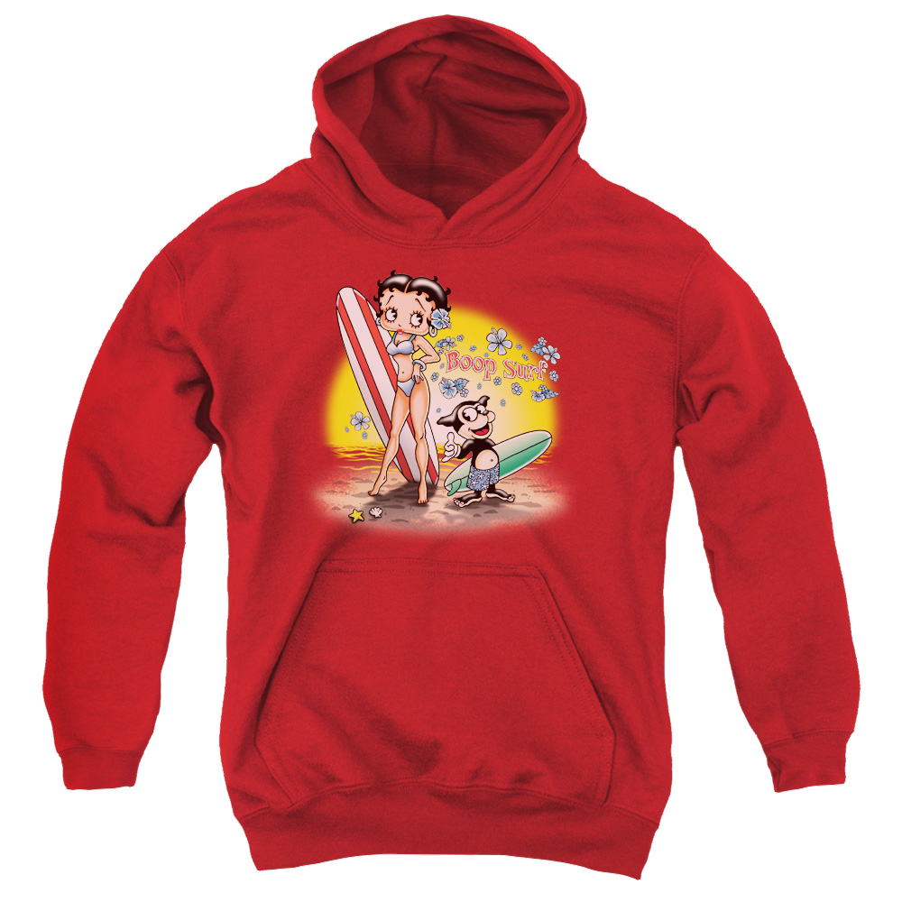 Betty Boop Surf - Youth Hoodie T-Shirts, Sweatshirt | ZylaModa.com