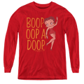 Betty Boop Classic Oop - Youth Long Sleeve T-Shirt Hoodie, Sweatshirt | ZylaModa.com