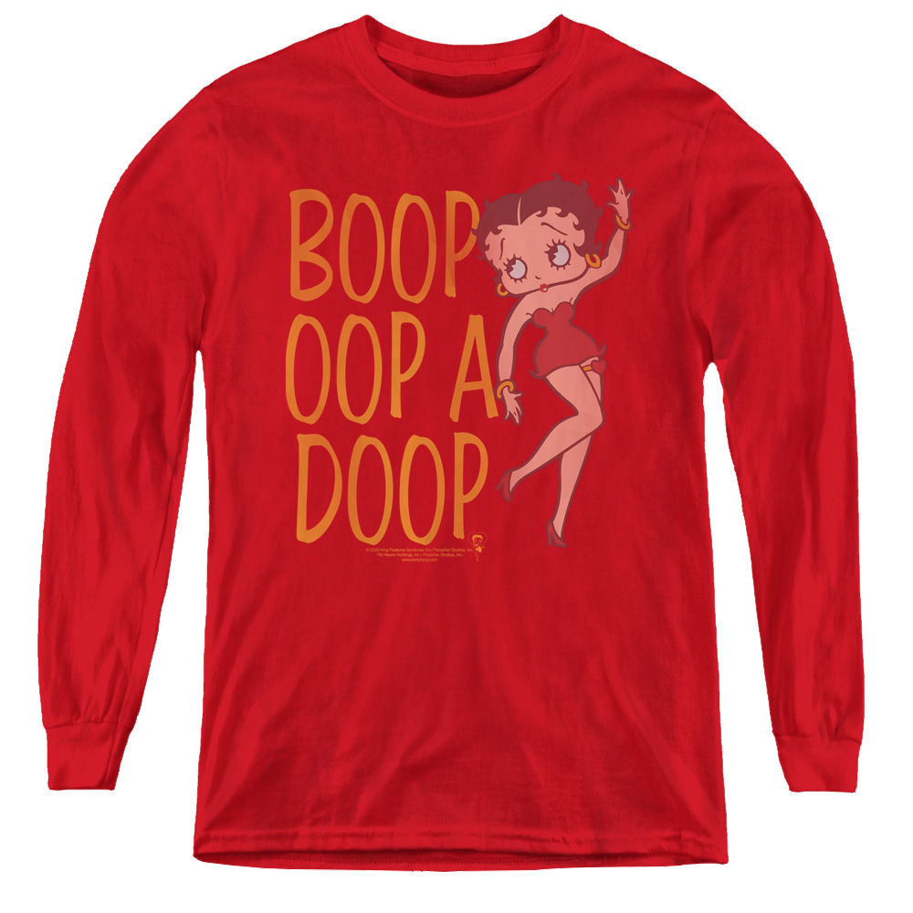Betty Boop Classic Oop - Youth Long Sleeve T-Shirt Hoodie, Sweatshirt | ZylaModa.com