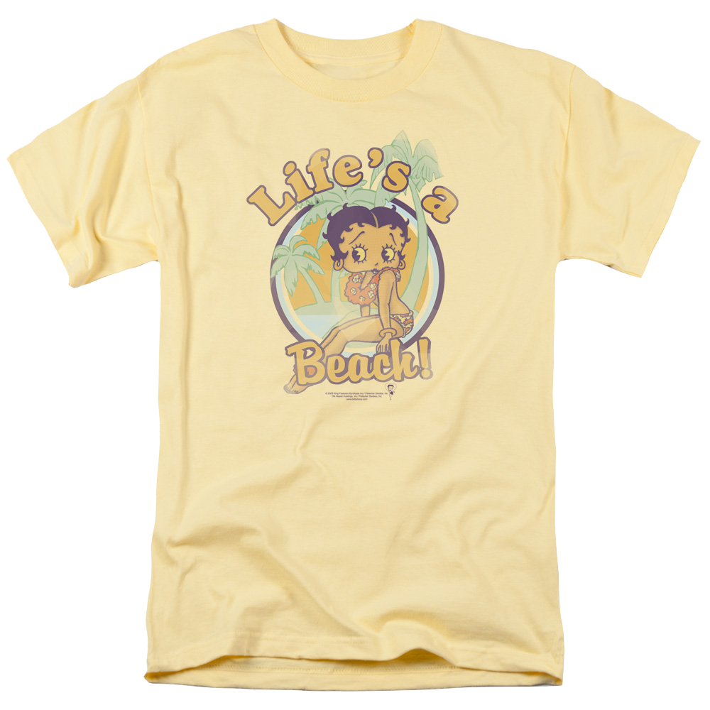 Betty Boop Lifes A Beach - Men's Regular Fit T-Shirt Hoodie, Sweatshirt | ZylaModa.com