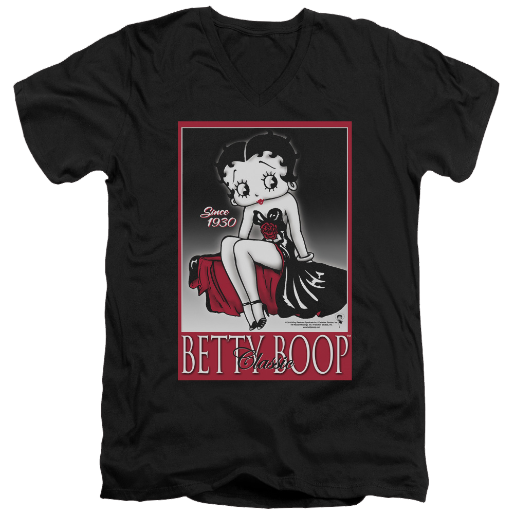 Betty Boop Classic - Men's V-Neck T-Shirt Hoodie, Sweatshirt | ZylaModa.com