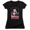 Betty Boop Classic - Juniors V-Neck T-Shirt Hoodie, Sweatshirt | ZylaModa.com