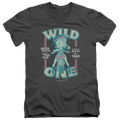 Betty Boop Wild One - Men's V-Neck T-Shirt Hoodie, Sweatshirt | ZylaModa.com