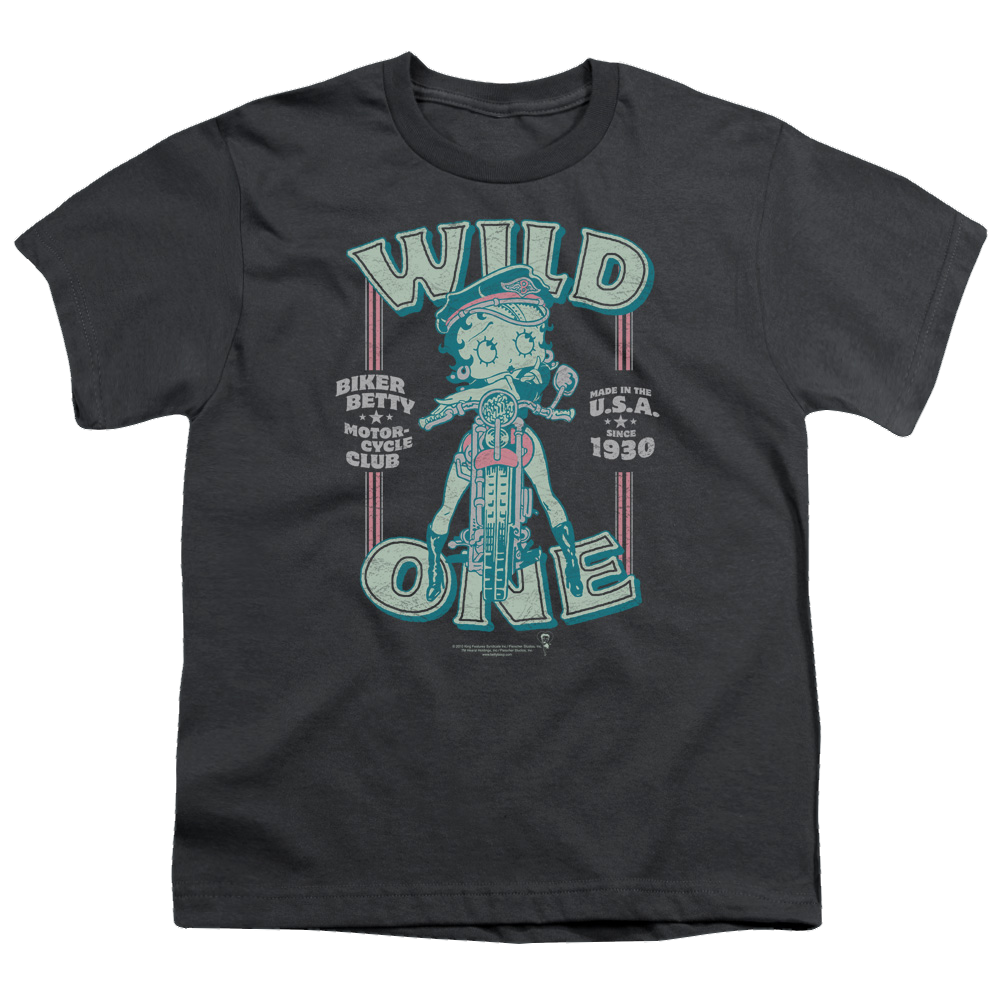 Betty Boop Wild One - Kid's T-Shirt Hoodie, Sweatshirt | ZylaModa.com